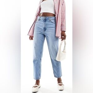 Mango Light Blue High Rise Women's Jeans